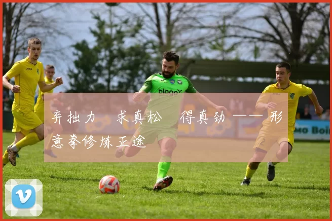 弃拙力・求真松・得真劲 —— 形意拳修炼正途