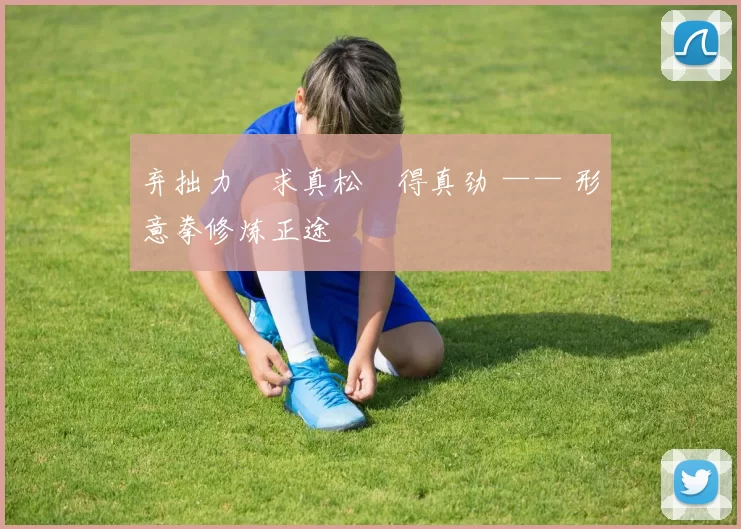 弃拙力・求真松・得真劲 —— 形意拳修炼正途