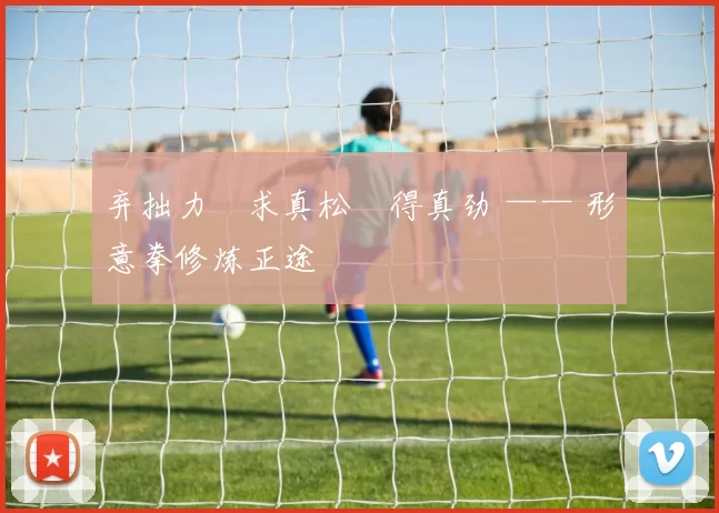 弃拙力・求真松・得真劲 —— 形意拳修炼正途