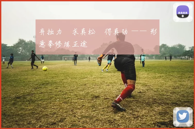 弃拙力・求真松・得真劲 —— 形意拳修炼正途