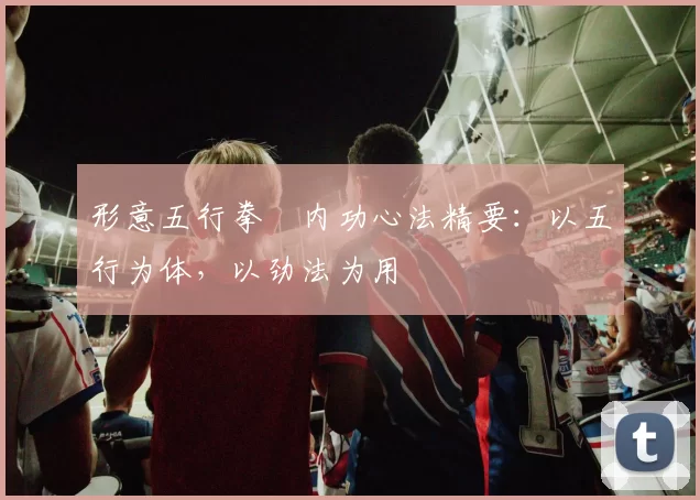 形意五行拳・内功心法精要：以五行为体，以劲法为用