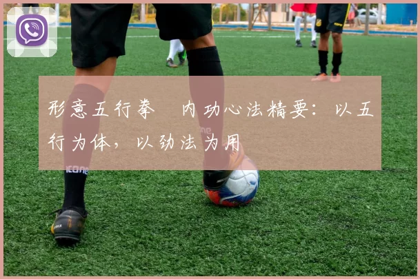形意五行拳・内功心法精要：以五行为体，以劲法为用