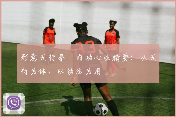 形意五行拳・内功心法精要：以五行为体，以劲法为用