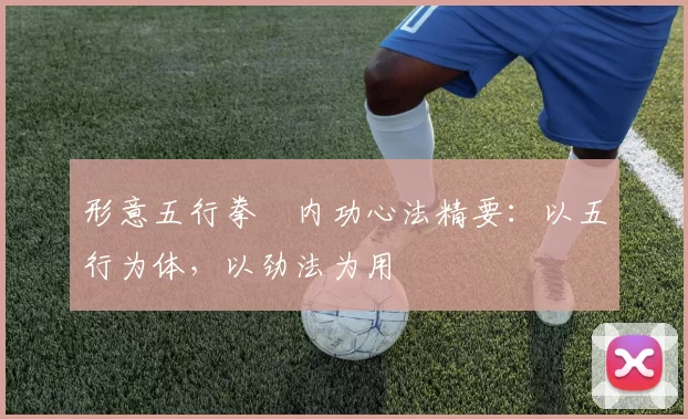 形意五行拳・内功心法精要:以五行为体,以劲法为用