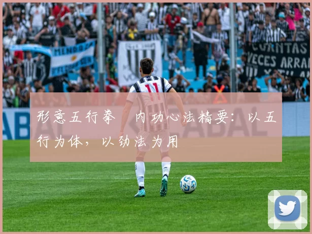 形意五行拳・内功心法精要：以五行为体，以劲法为用