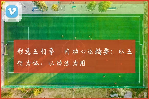 形意五行拳・内功心法精要：以五行为体，以劲法为用