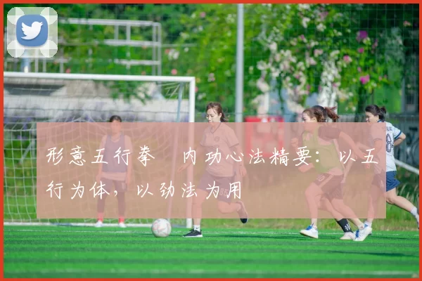 形意五行拳・内功心法精要：以五行为体，以劲法为用