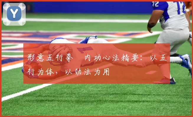 形意五行拳・内功心法精要:以五行为体,以劲法为用