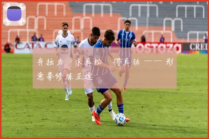 弃拙力・求真松・得真劲 —— 形意拳修炼正途