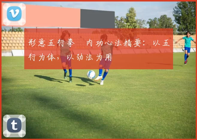 形意五行拳・内功心法精要:以五行为体,以劲法为用