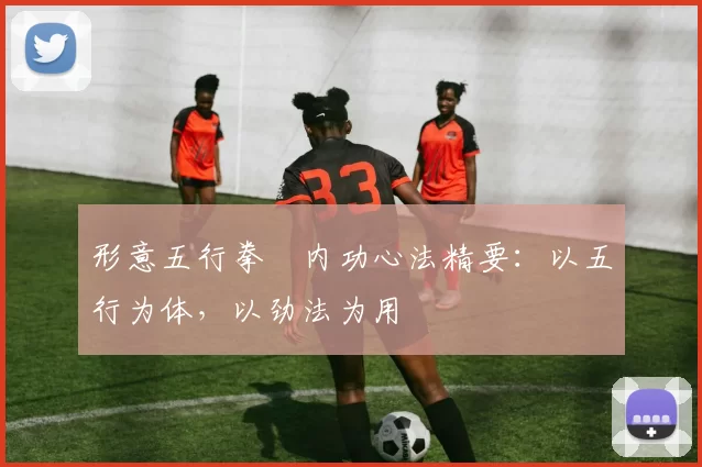 形意五行拳・内功心法精要:以五行为体,以劲法为用