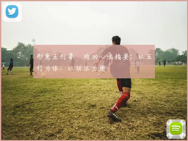 形意五行拳・内功心法精要：以五行为体，以劲法为用