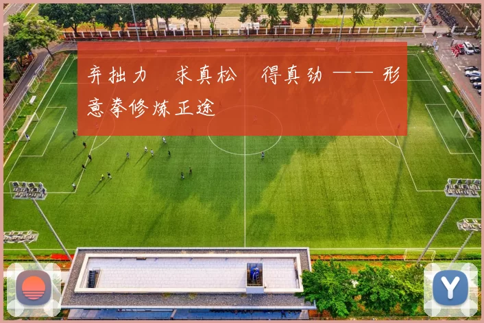 弃拙力・求真松・得真劲 —— 形意拳修炼正途