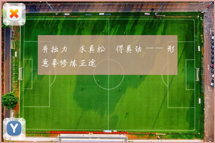 弃拙力・求真松・得真劲 —— 形意拳修炼正途