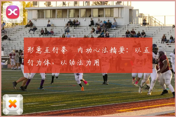 形意五行拳・内功心法精要:以五行为体,以劲法为用