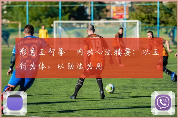 形意五行拳・内功心法精要:以五行为体,以劲法为用