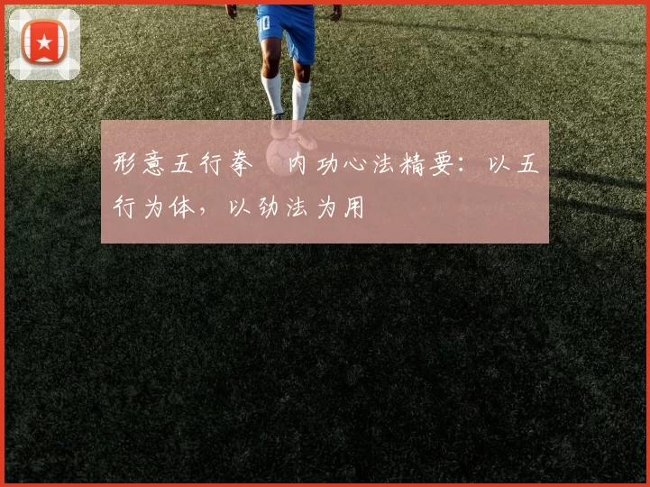 形意五行拳・内功心法精要:以五行为体,以劲法为用