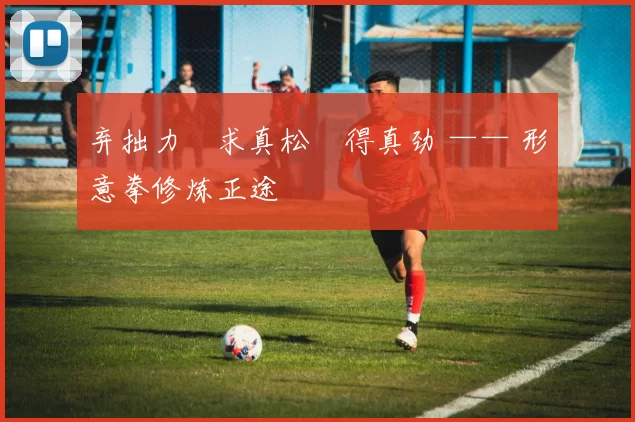 弃拙力・求真松・得真劲 —— 形意拳修炼正途