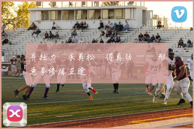 弃拙力・求真松・得真劲 —— 形意拳修炼正途