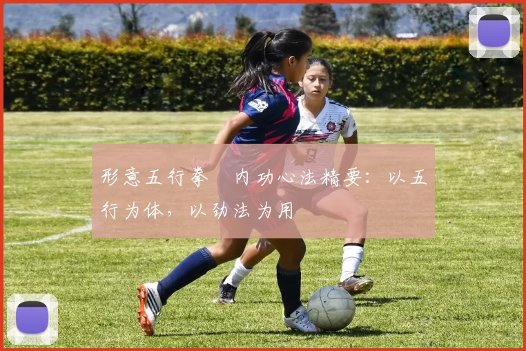 形意五行拳・内功心法精要：以五行为体，以劲法为用