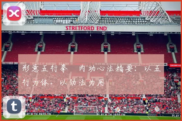 形意五行拳・内功心法精要：以五行为体，以劲法为用