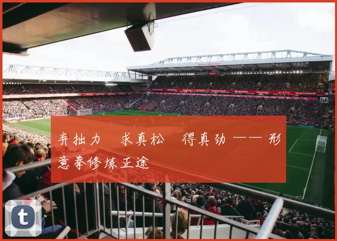 弃拙力・求真松・得真劲 —— 形意拳修炼正途