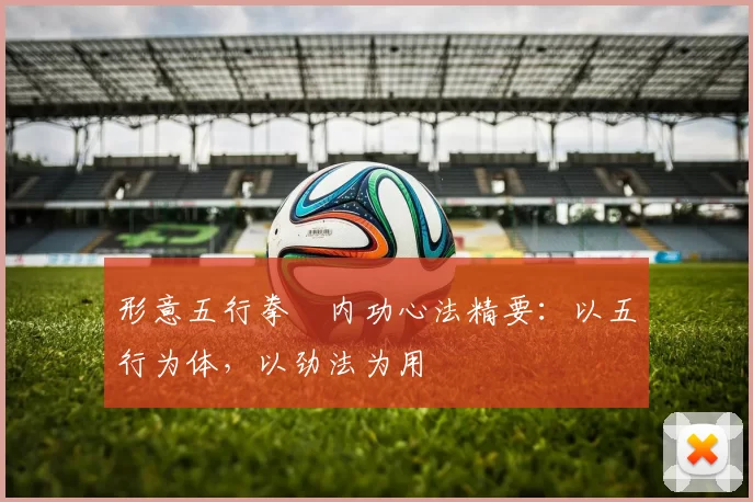 形意五行拳・内功心法精要：以五行为体，以劲法为用