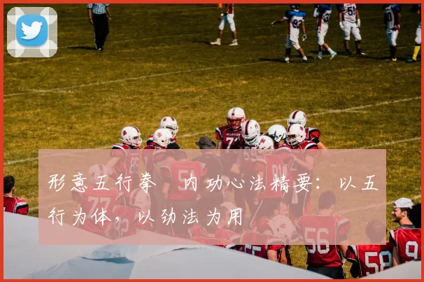 形意五行拳・内功心法精要:以五行为体,以劲法为用