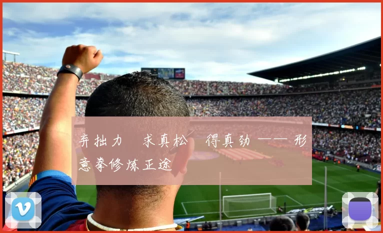 弃拙力・求真松・得真劲 —— 形意拳修炼正途