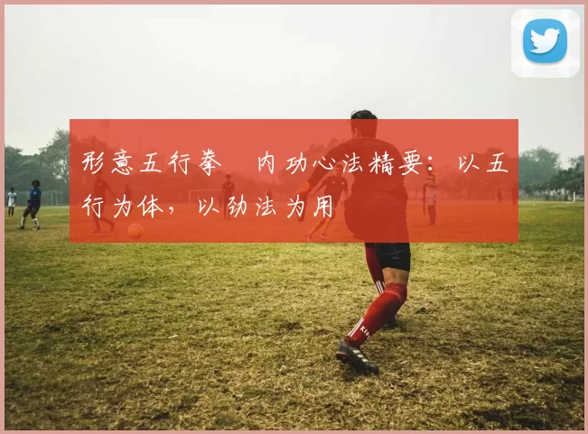 形意五行拳・内功心法精要：以五行为体，以劲法为用