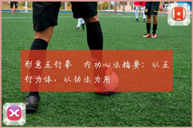 形意五行拳・内功心法精要：以五行为体，以劲法为用