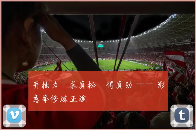 弃拙力・求真松・得真劲 —— 形意拳修炼正途