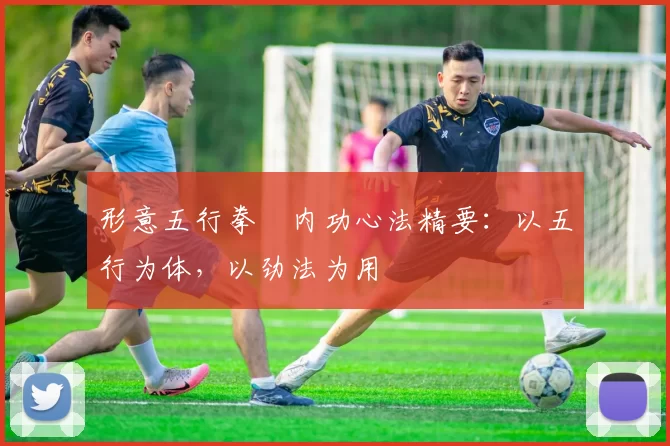 形意五行拳・内功心法精要：以五行为体，以劲法为用