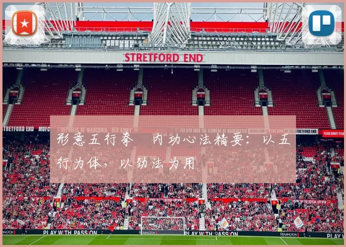 形意五行拳・内功心法精要：以五行为体，以劲法为用