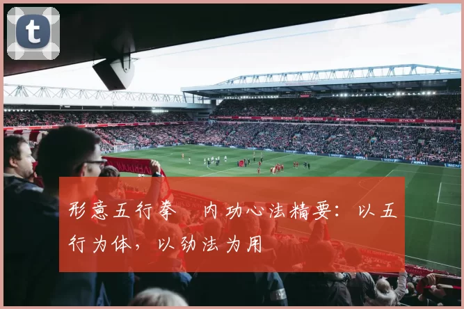 形意五行拳・内功心法精要:以五行为体,以劲法为用