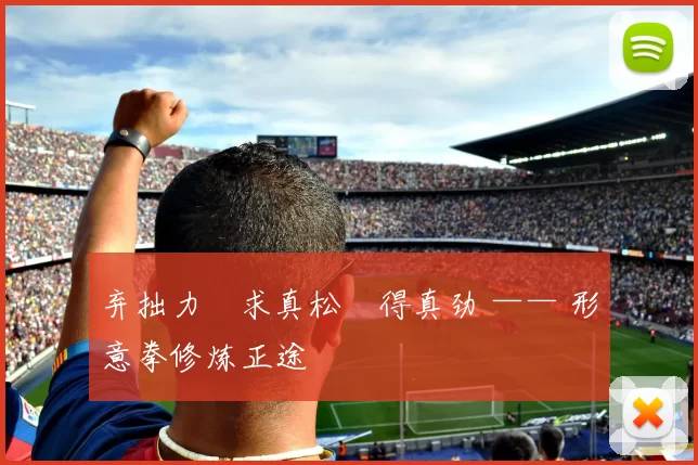 弃拙力・求真松・得真劲 —— 形意拳修炼正途