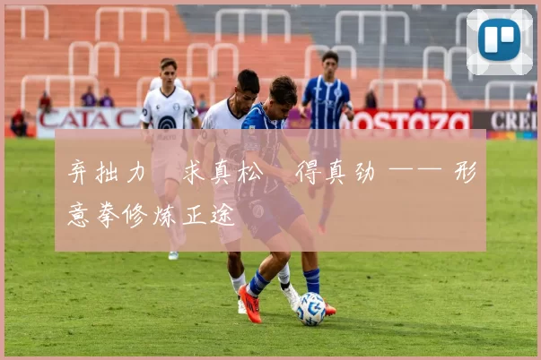 弃拙力・求真松・得真劲 —— 形意拳修炼正途