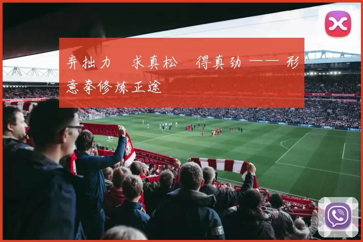 弃拙力・求真松・得真劲 —— 形意拳修炼正途