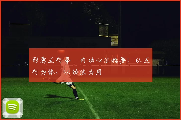 形意五行拳・内功心法精要：以五行为体，以劲法为用
