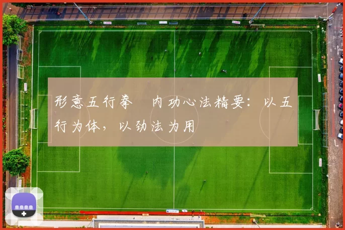 形意五行拳・内功心法精要：以五行为体，以劲法为用