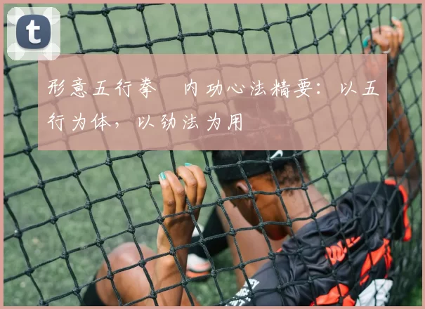 形意五行拳・内功心法精要：以五行为体，以劲法为用