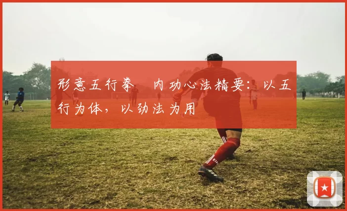 形意五行拳・内功心法精要：以五行为体，以劲法为用