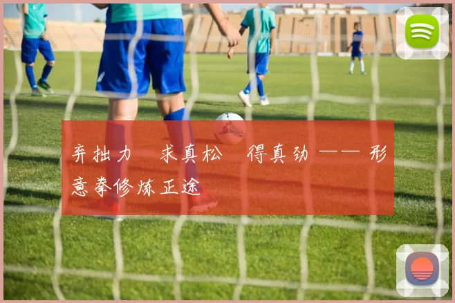 弃拙力・求真松・得真劲 —— 形意拳修炼正途