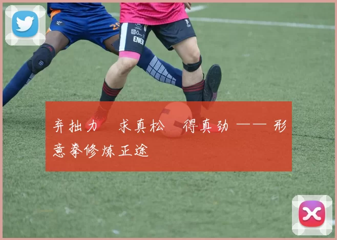 弃拙力・求真松・得真劲 —— 形意拳修炼正途