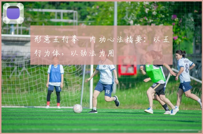 形意五行拳・内功心法精要:以五行为体,以劲法为用