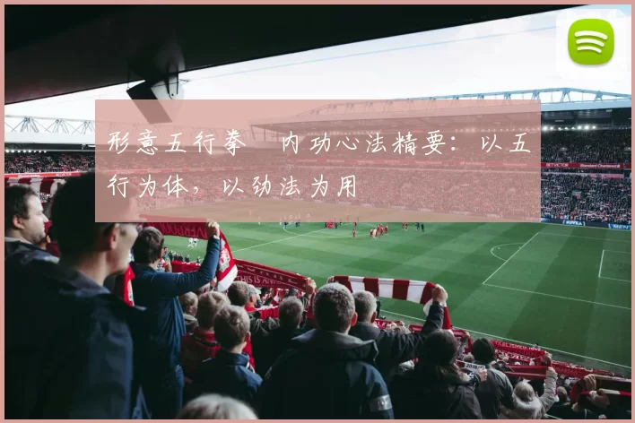 形意五行拳・内功心法精要:以五行为体,以劲法为用
