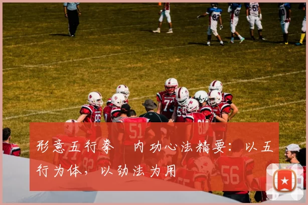 形意五行拳・内功心法精要:以五行为体,以劲法为用