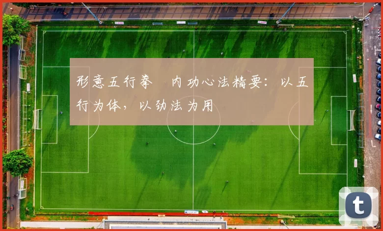 形意五行拳・内功心法精要：以五行为体，以劲法为用