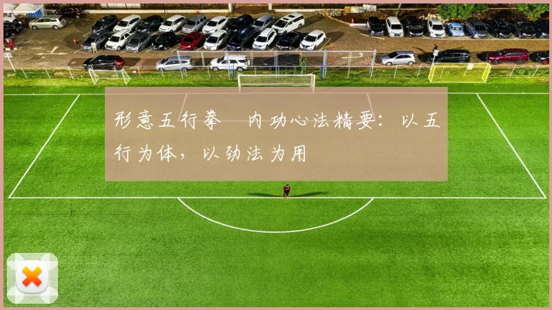 形意五行拳・内功心法精要:以五行为体,以劲法为用