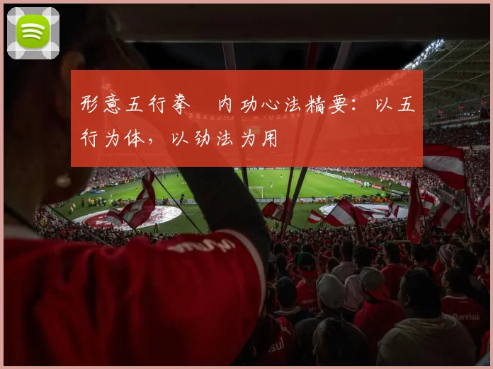 形意五行拳・内功心法精要:以五行为体,以劲法为用